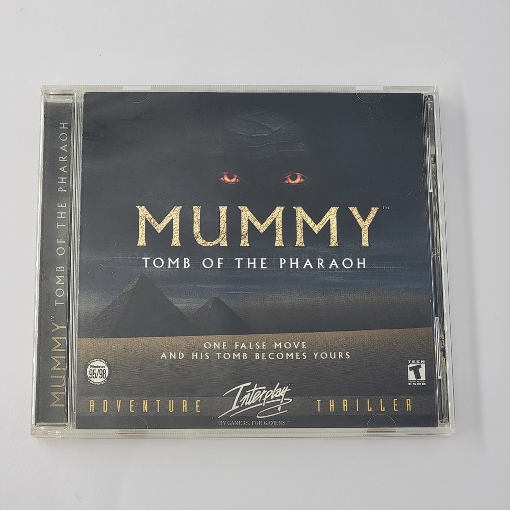 Mummy: Tomb of the Pharaoh PC CD Rom 1996 Interplay Computer Video Game‎